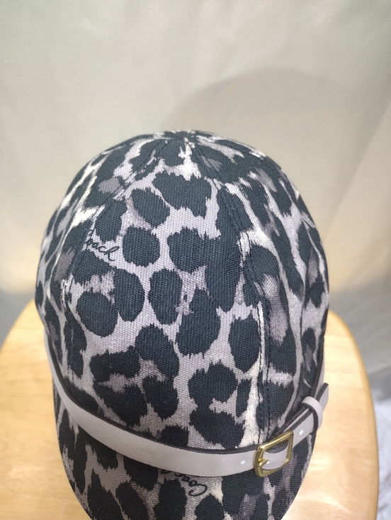 COACH New York Park Ocelot Cap Black/Tan XS/S Belt & Buckle Trim main image 4